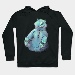 Put Your Feet Up - Fluffy Bear Hoodie